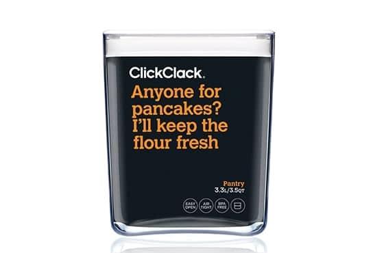 Click Clack Pantry Cube 3300ml - White