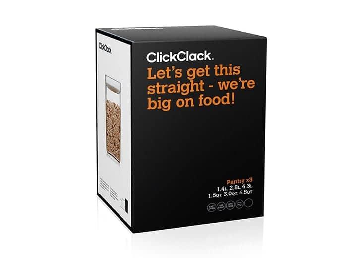 Click Clack Pantry Cube Set of 3 Large - White