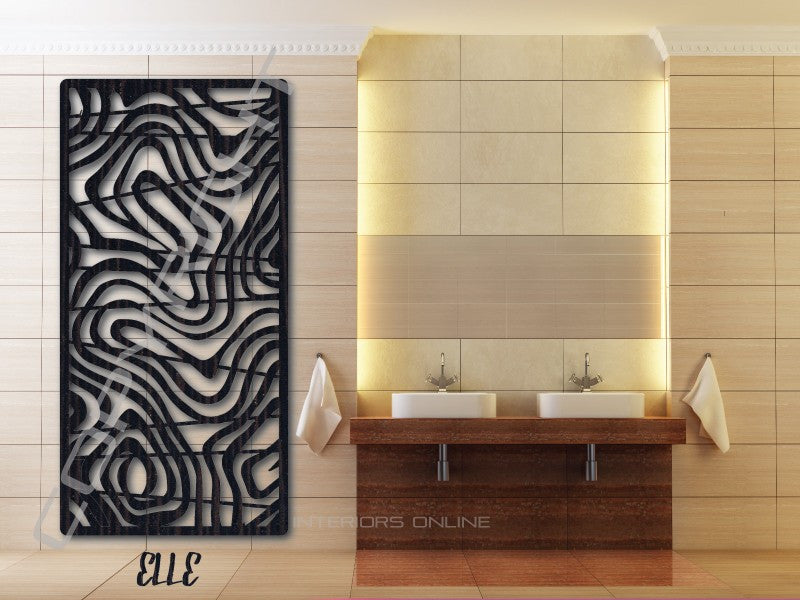 Elle Wall Panel/Screen, Aluminium