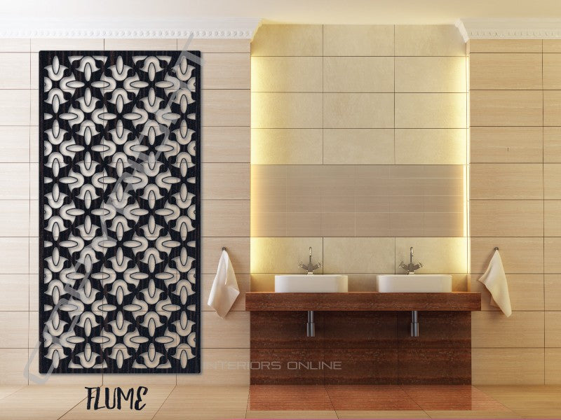 Flume Wall Panel/Screen, Aluminium