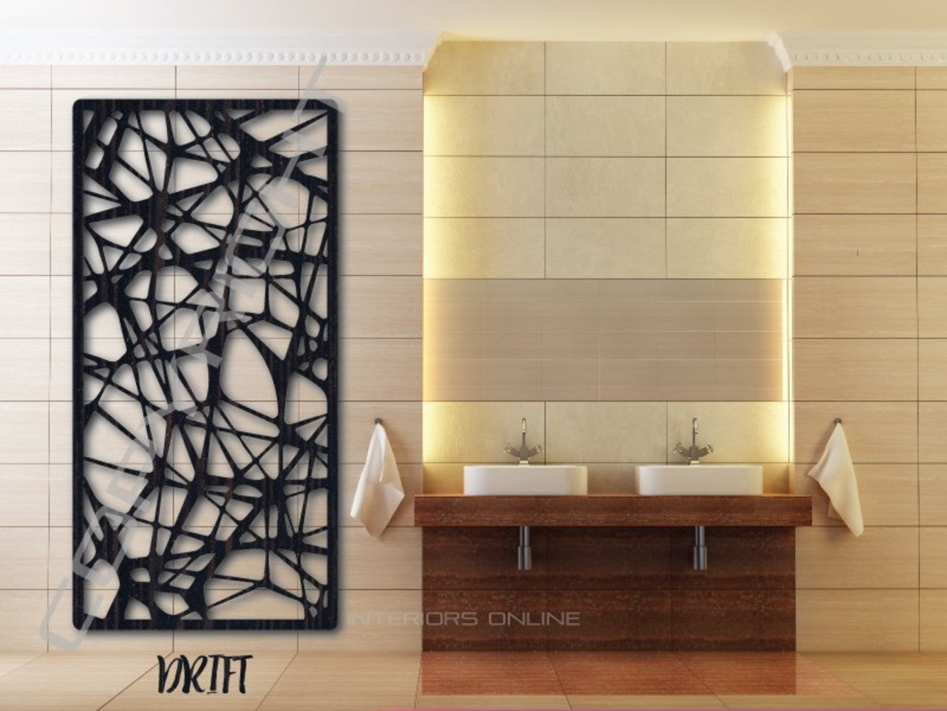 Drift Wall Panel/Screen, Aluminium