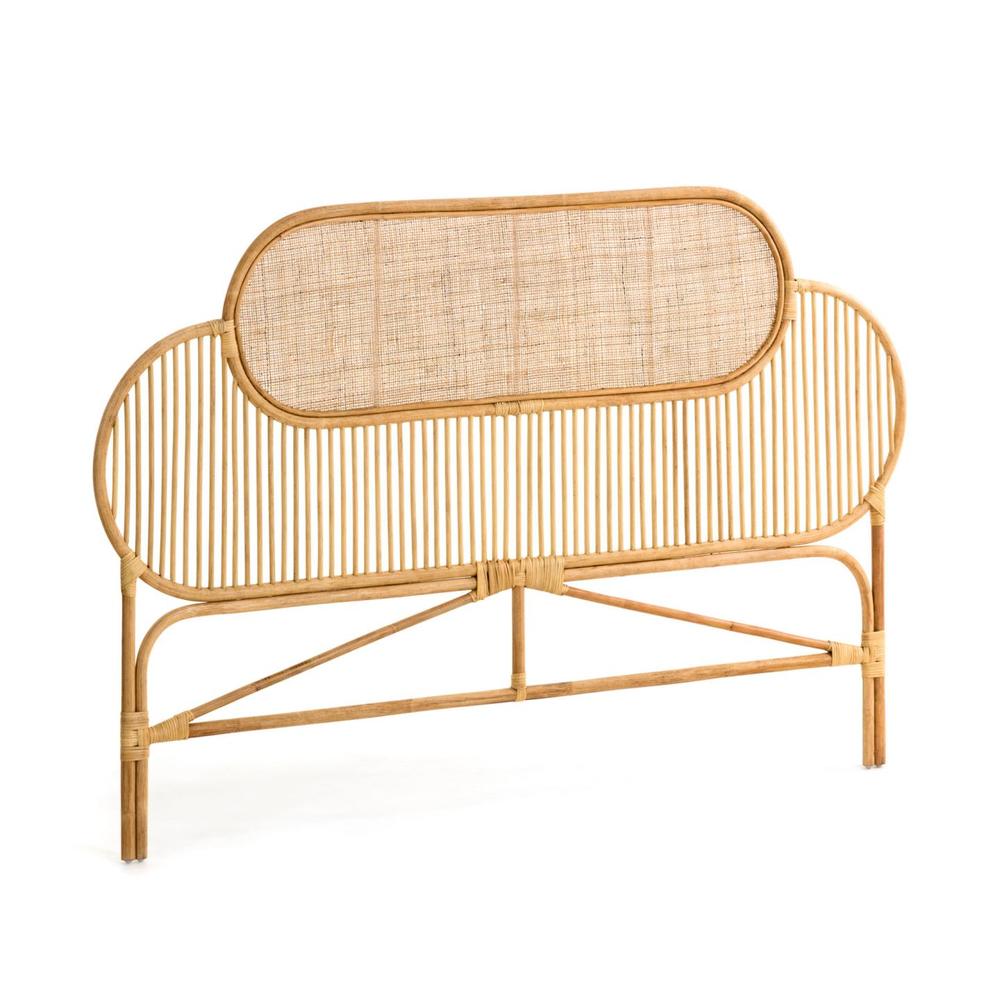 Lola Rattan Queen Headboard Natural